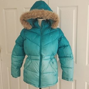 Girls puffy winter coat